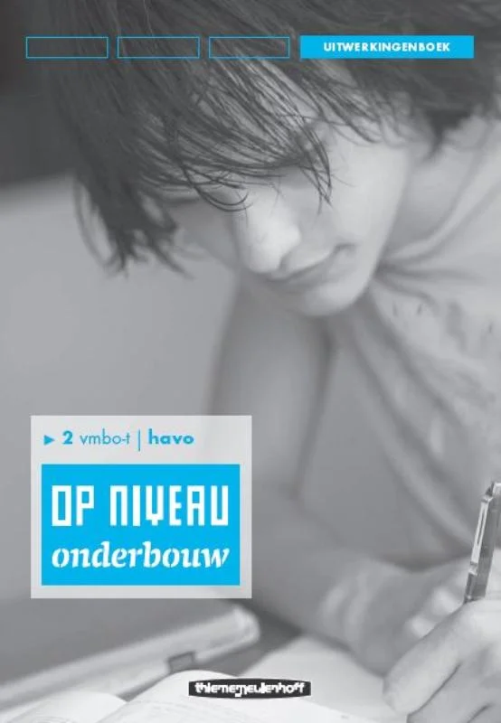 Op niveau 2 vmbo-t/havo Uitwerkingen/Lineair Bestseller