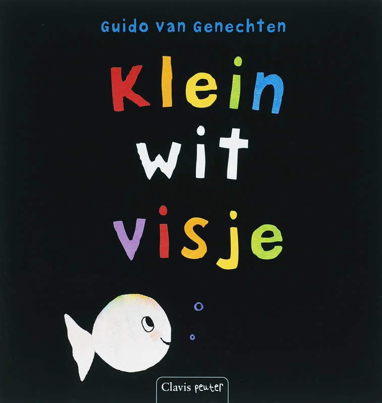 Peuterlijn - Klein wit visje kartonboek Lage Prijs