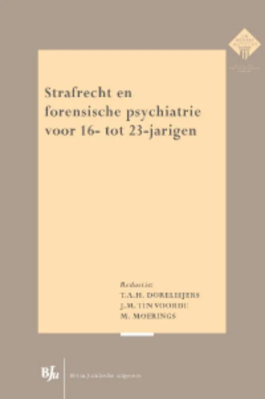 Lage Kosten Strafrecht en forensische psychiatrie voor 16- tot 23 jarigen