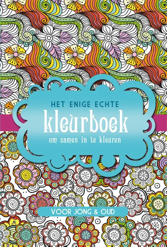 Het enige echte kleurboek om samen in te kleuren Tijdelijk Beschikbaar