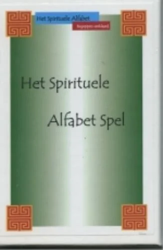 Beperkt Aanbod Eerste Spirituele Alfabet Spel En Boekje