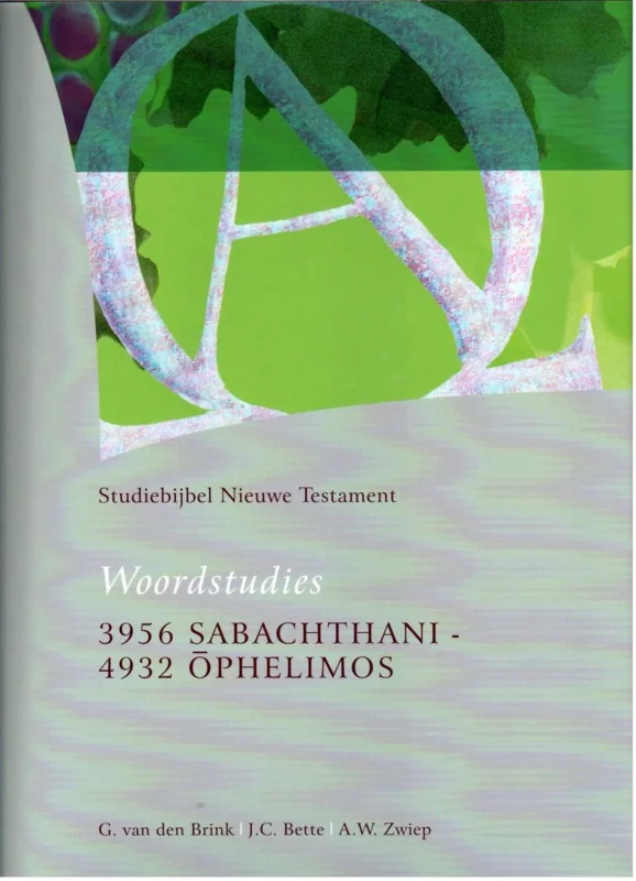 StudieBijbel NT15 - Woordstudies - 3956 SABACHTHANI – 4932 OPHELIMOS Superprijs