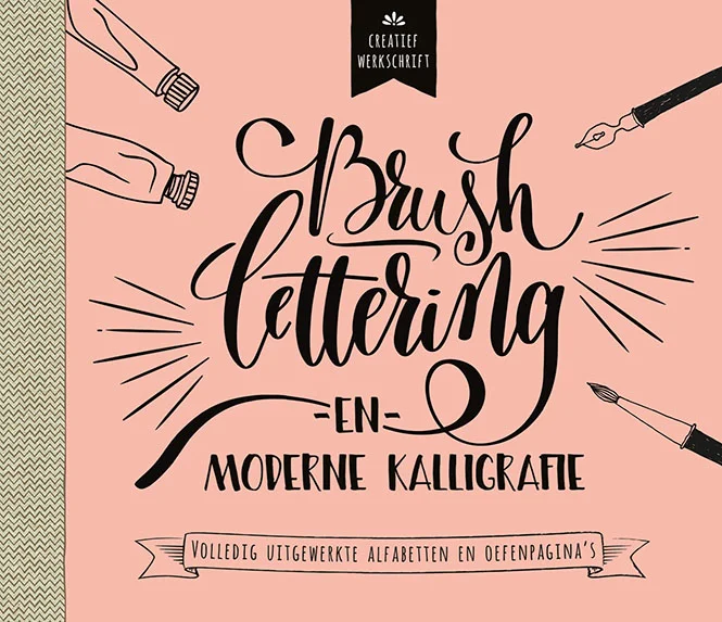 Brushlettering en moderne kalligrafie / Creatief werkschrift Fabrieksprijs