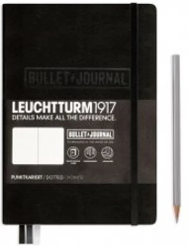 Leuchtturm1917 Bullet Journal notitieboek - Medium (A5) - Zwart Koopje