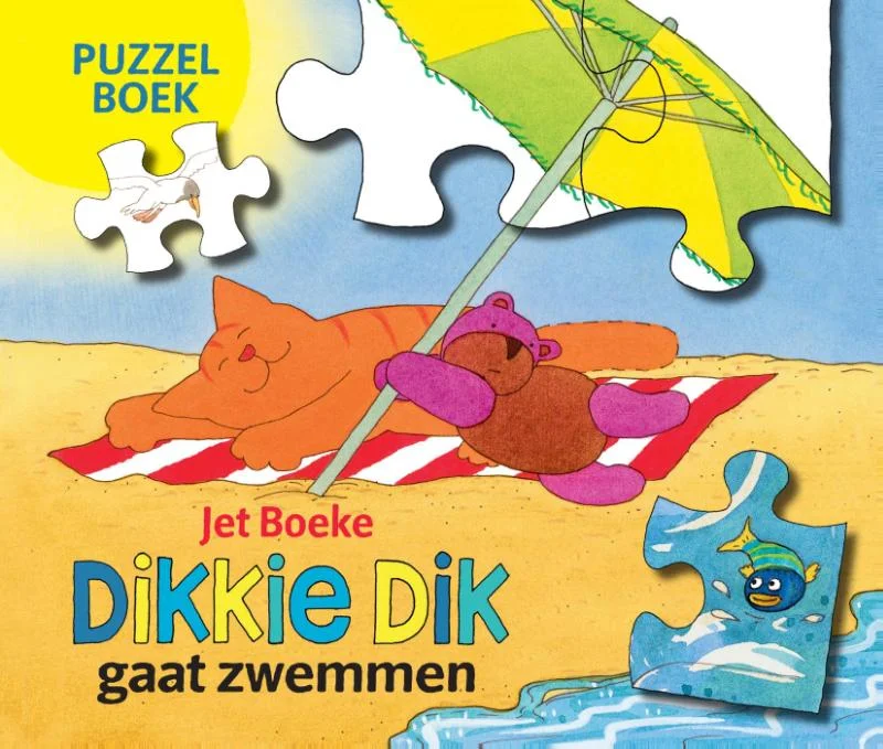 Dikkie Dik Gaat Zwemmen (Puzzelboek) Superprijs