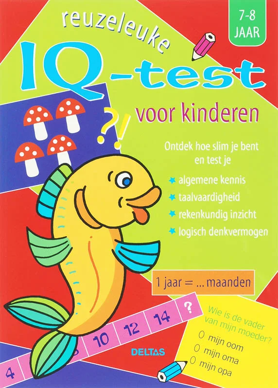 Reuzeleuke IQ-test voor kinderen (7-8 j.) Aanbieding
