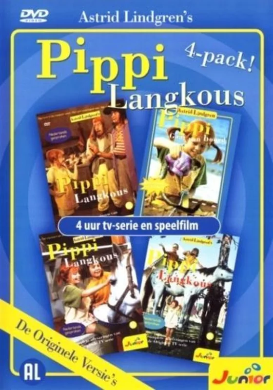 Gereduceerde Prijs Pippi Langkous Tv-Serie 4-Pack