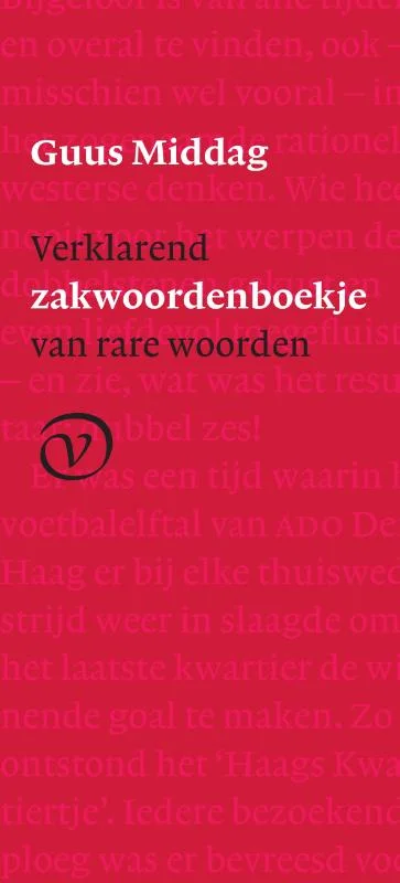 Verklarend zakwoordenboekje van rare woorden Finale Uitverkoop