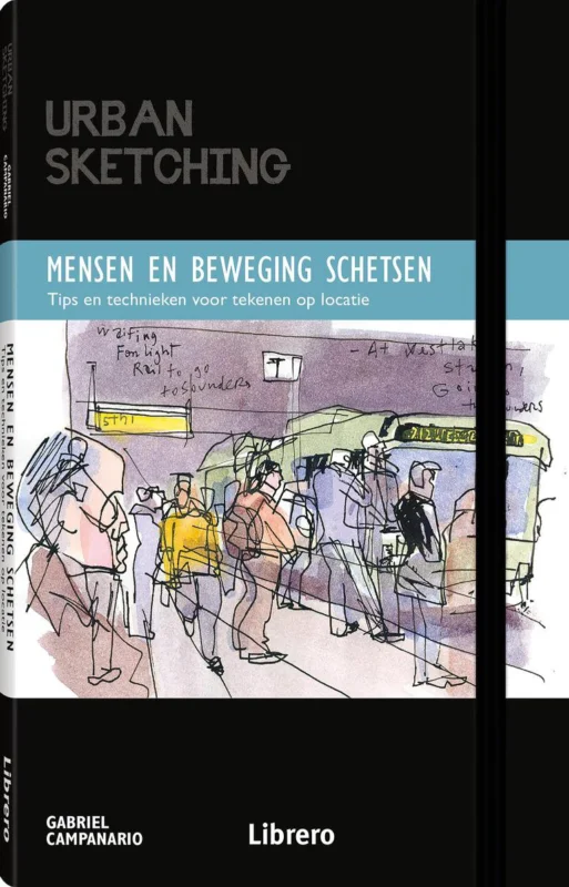 Tijdelijk Beschikbaar Mensen en beweging schetsen