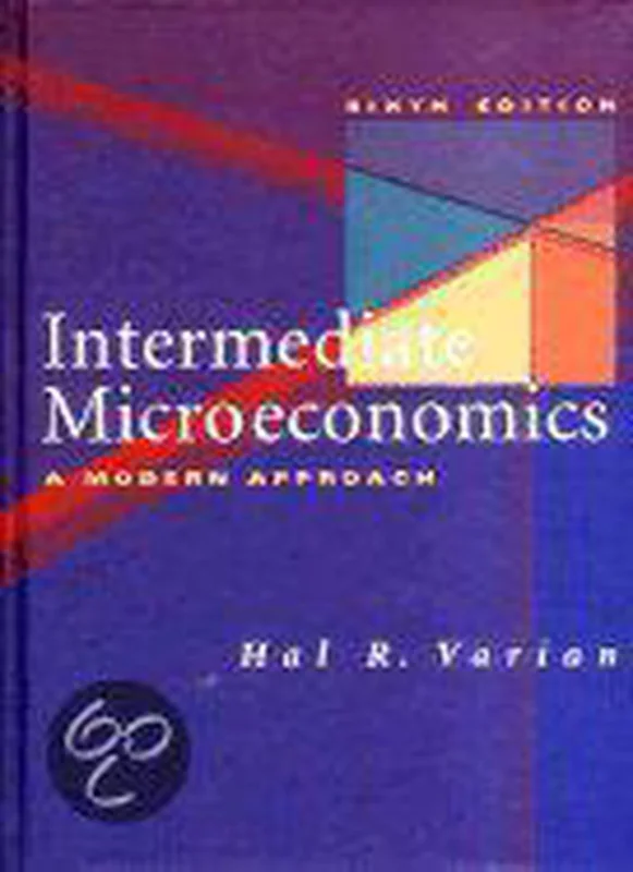 Hoge Kwaliteit Intermediate Microeconomics 6e