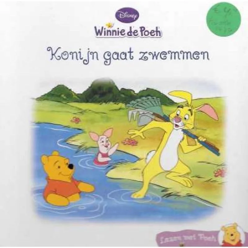 Premium Konijn gaat zwemmen