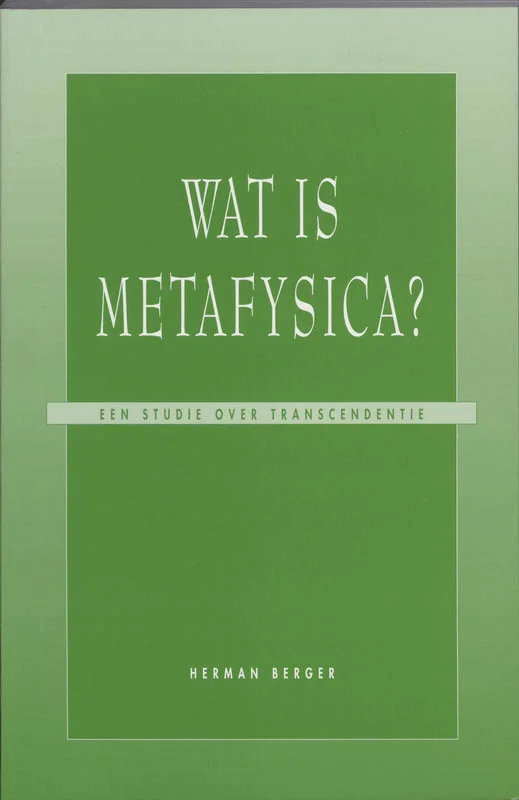 Gratis Retour Wat is metafysica?