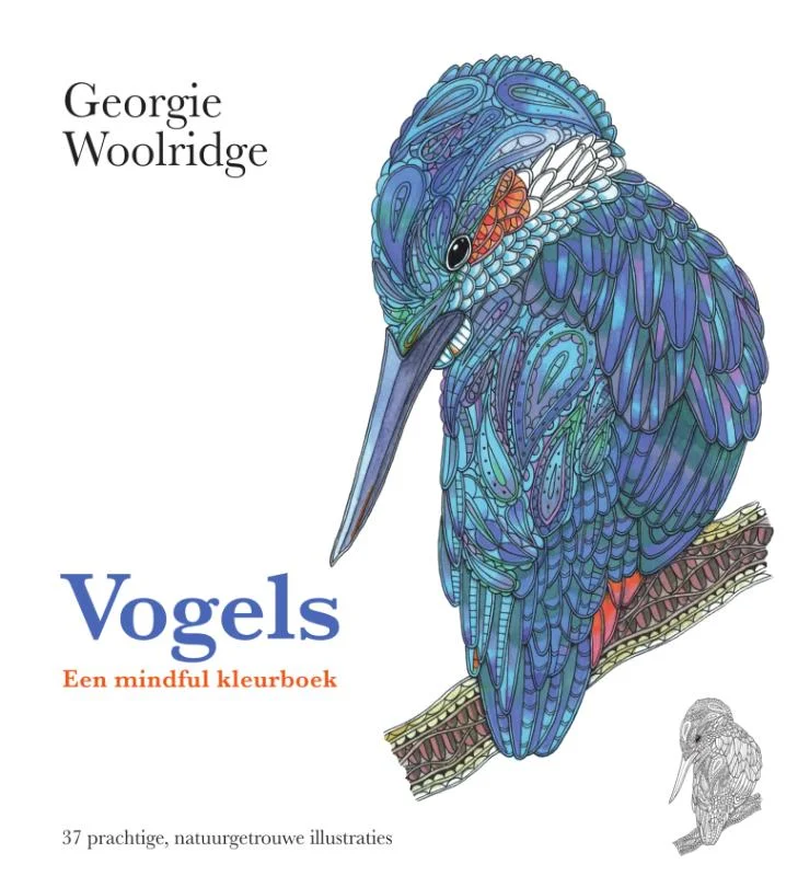 Bestel Nu Vogels, een mindful kleurboek