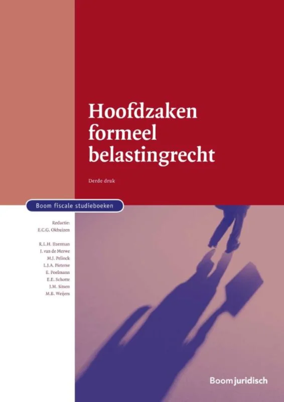 Fabrieksprijs Boom fiscale studieboeken -Hoofdzaken formeel belastingrecht