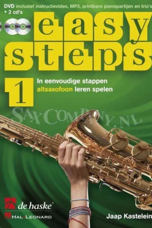 1 Easy Steps, methode voor altsaxofoon Nieuw