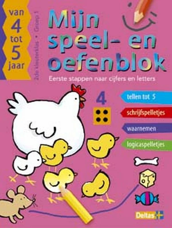 Gratis Verzending Speel- en oefenblok - cijfers en letters